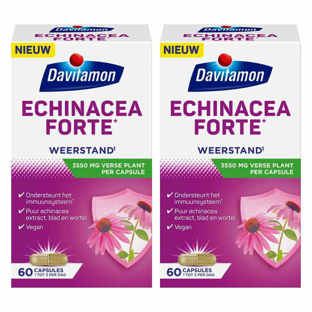 Gratis Verzending: 2x Davitamon Echinacea Forte 60 capsules