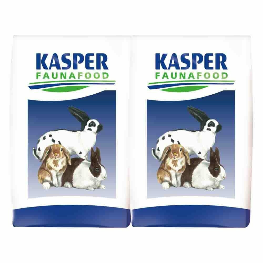 2x Kasper Faunafood Konijnenkorrel Hobby 20 kg