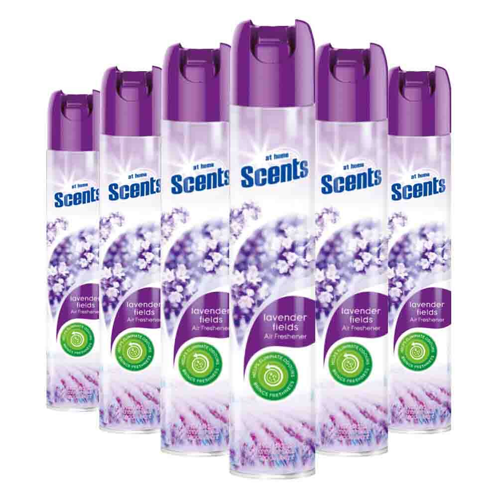 6x At Home Luchtverfrisser Spray Lavendel 400 ml