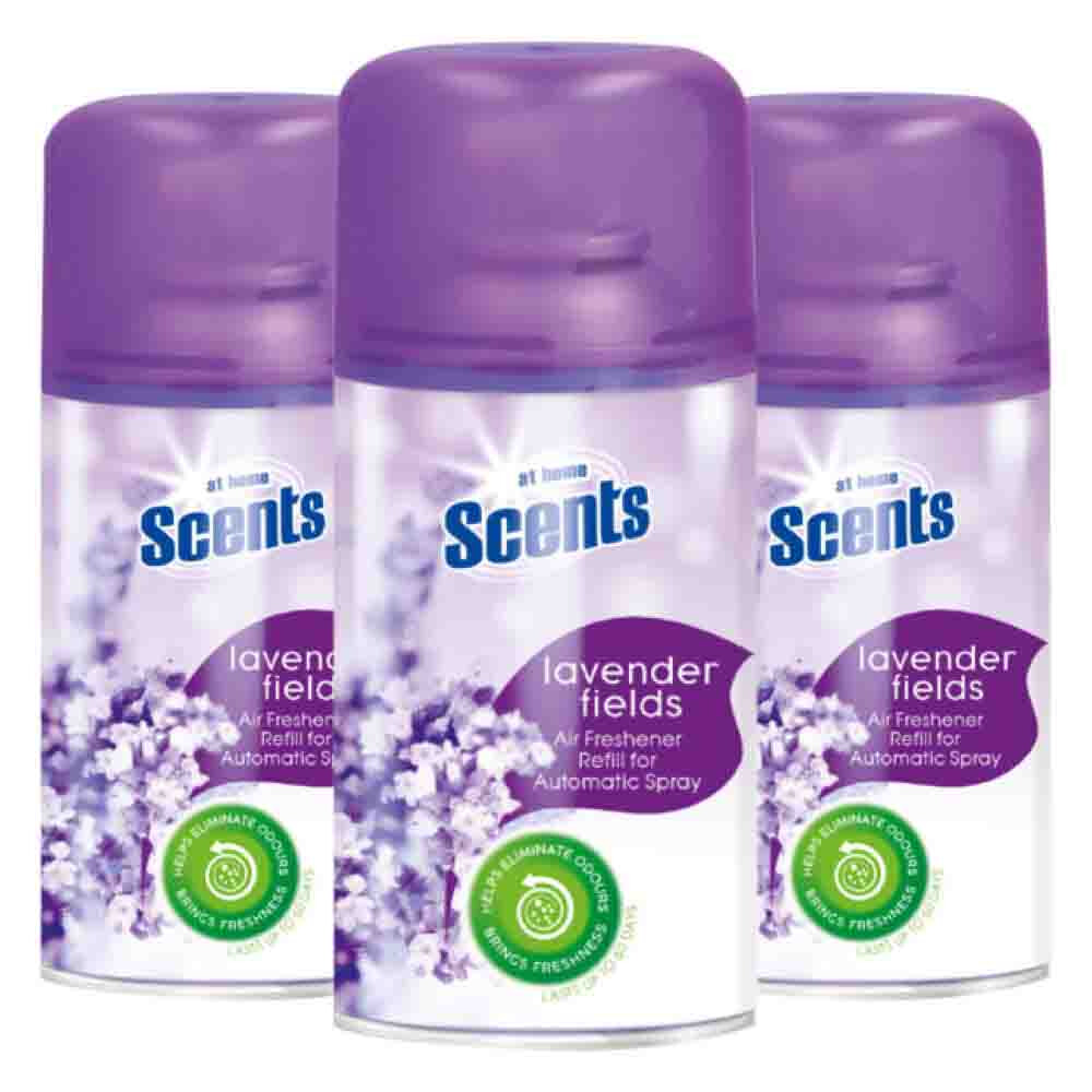 3x At Home Automatische Spray Navulling Lavendel 250 ml