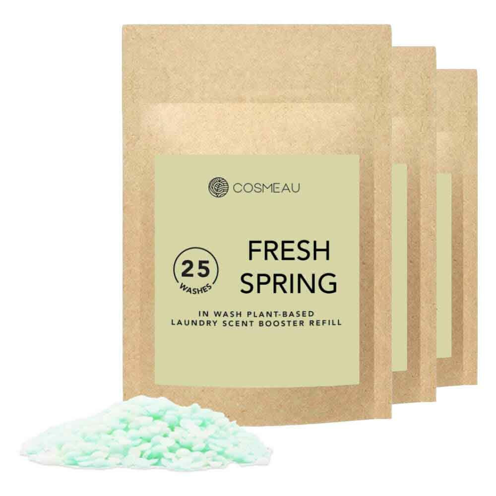 3x Cosmeau Geurbooster 25 Wasbeurten Navulling Lentefris 250 gr