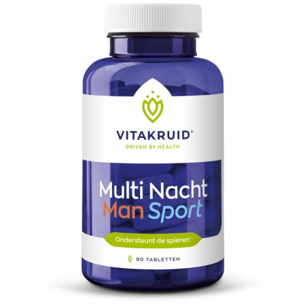 Gratis Verzending: Vitakruid Man Sport Multi Nacht 90 tabletten