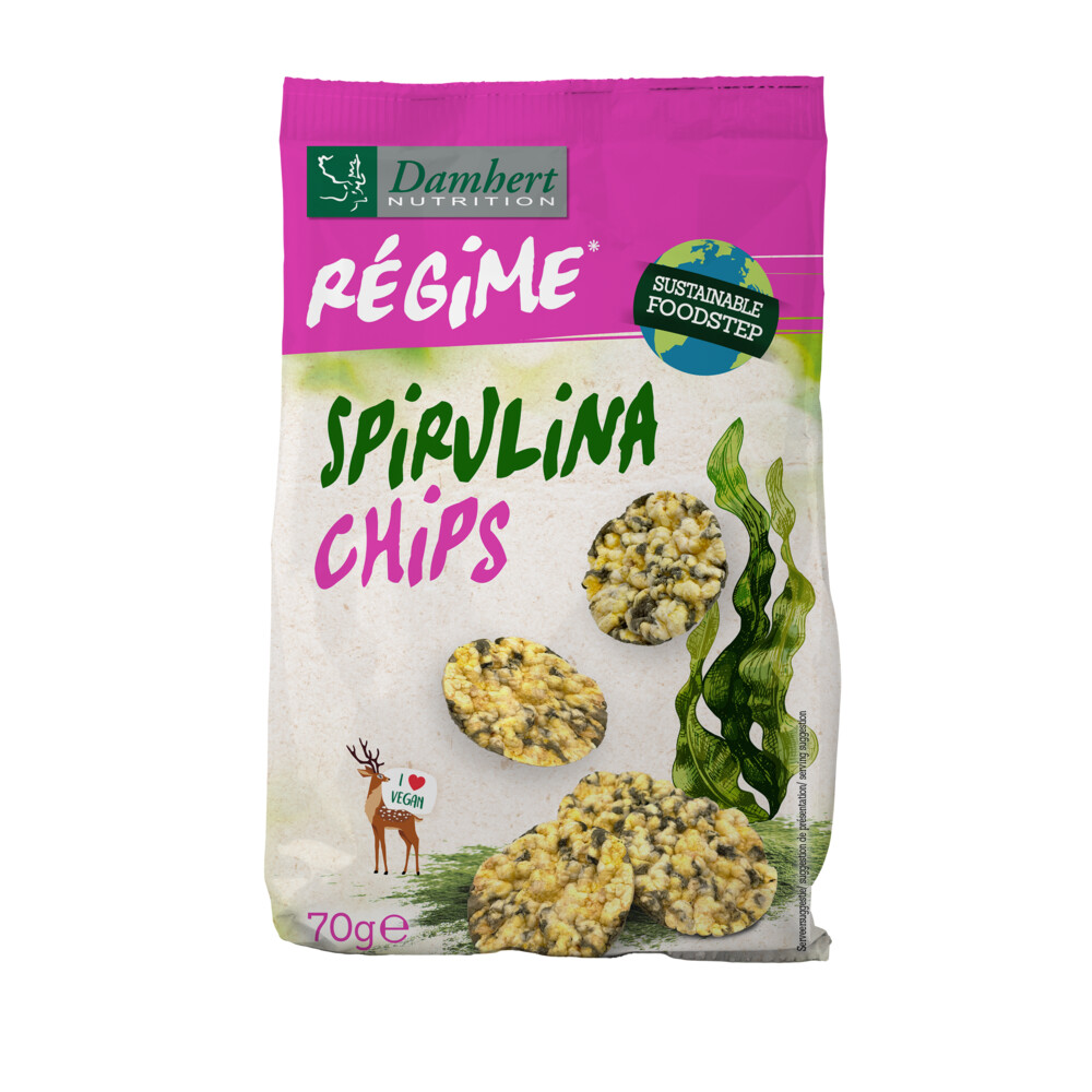 Damhert Régime Spirulina Chips 70 gr