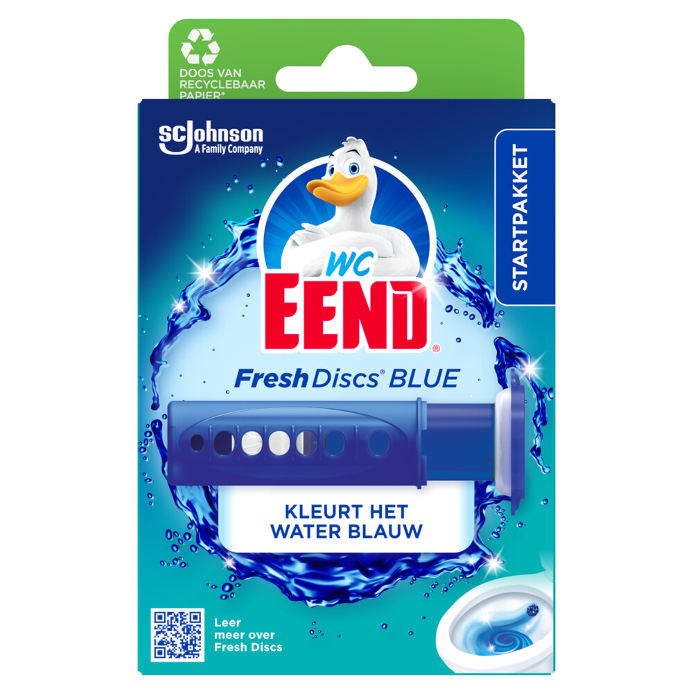 WC Eend Fresh Discs Houder Coloring Blue 36 ml