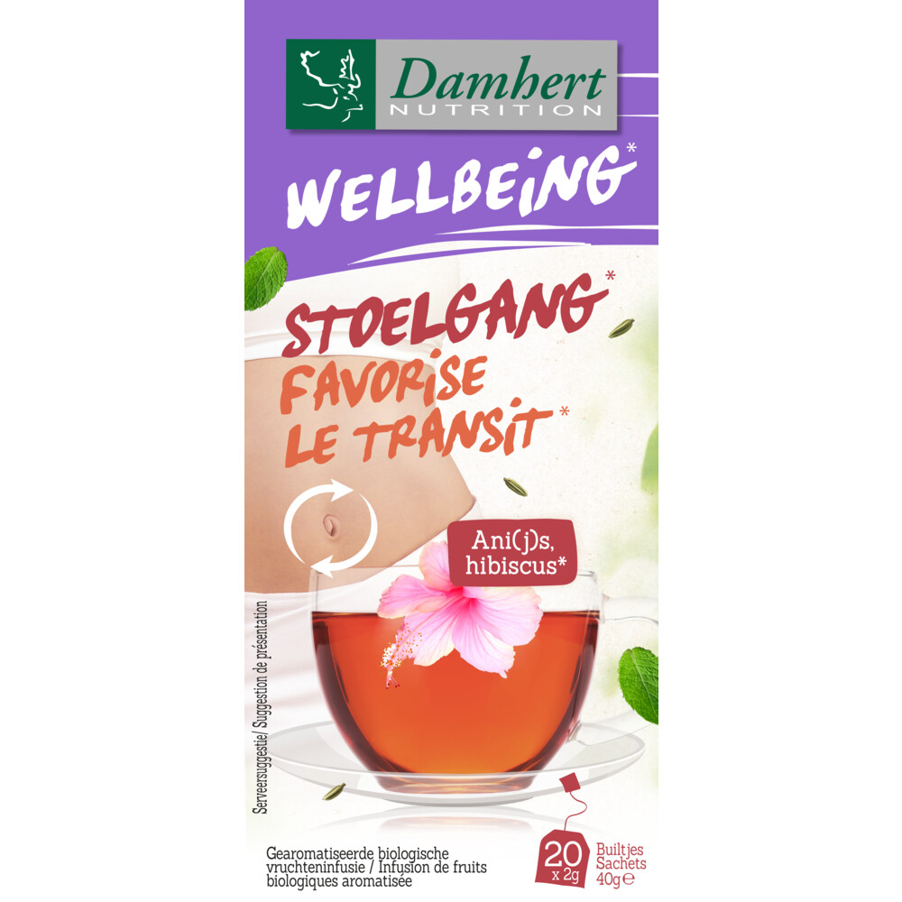 Damhert Wellbeing Thee Stoelgang 20 stuks