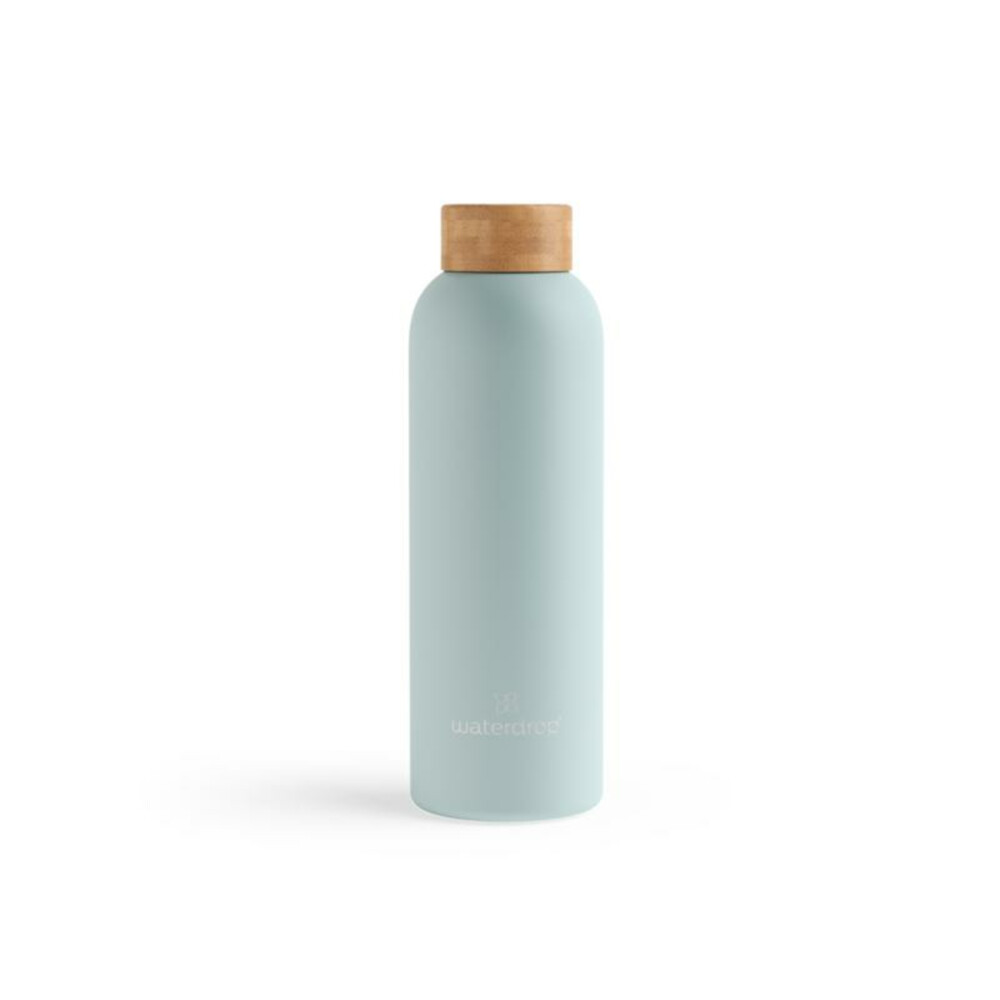Waterdrop Steel Bottle Pastel Turquoise Matt 600 ml