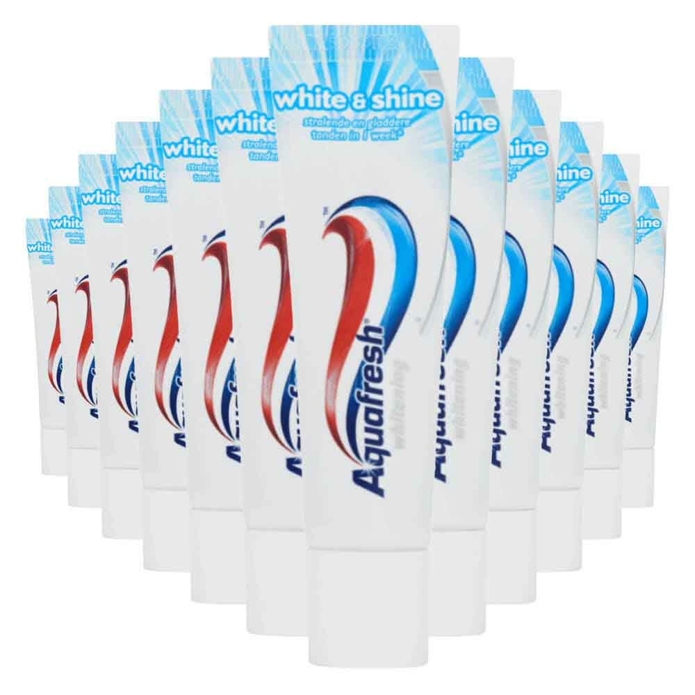 12x Aquafresh White Mini Tandpasta 15 ml