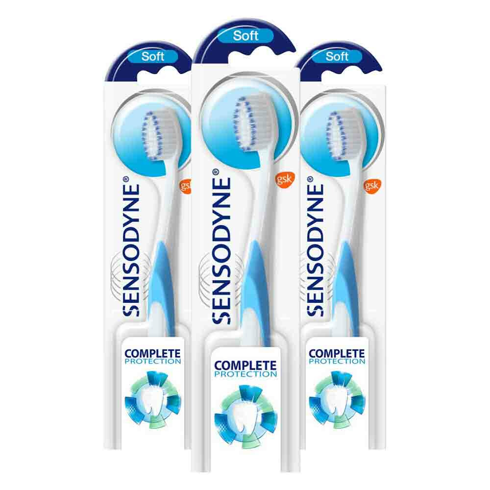 3x Sensodyne Tandenborstel Complete Care Soft