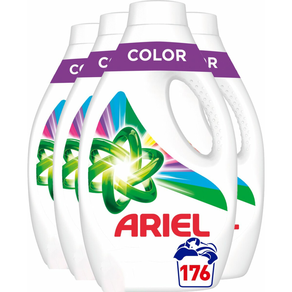 4x Ariel Vloeibaar Wasmiddel Color 44 Wasbeurten 1.54L