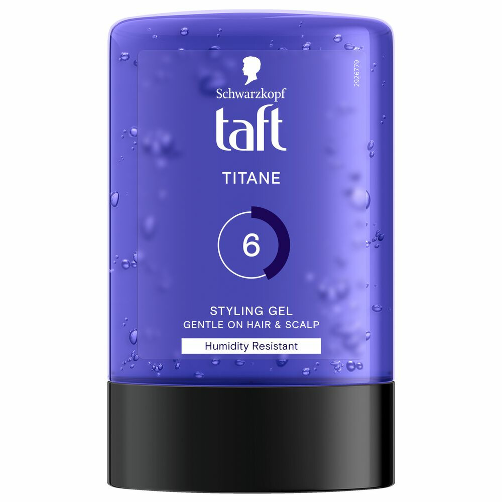 2+2 gratis: Taft Men Power Gel Titane Hold 6 300 ml