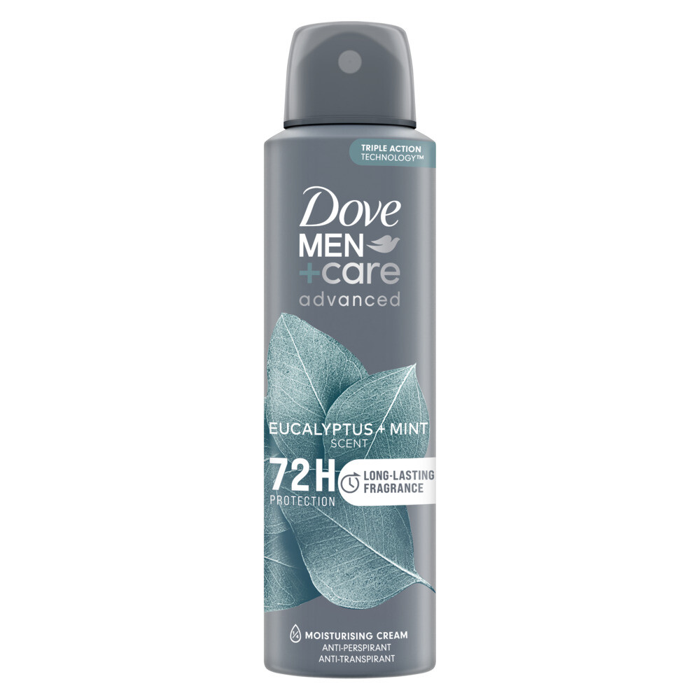 2+2 gratis: Dove Deodorant Men+ Care Eucalyptus + Mint 150 ml
