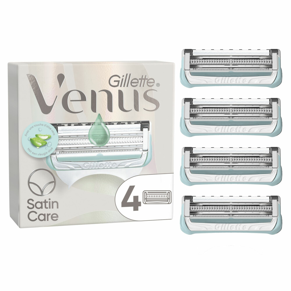 4x Gillette Venus Female Intimate Grooming Navulmesjes 4 stuks