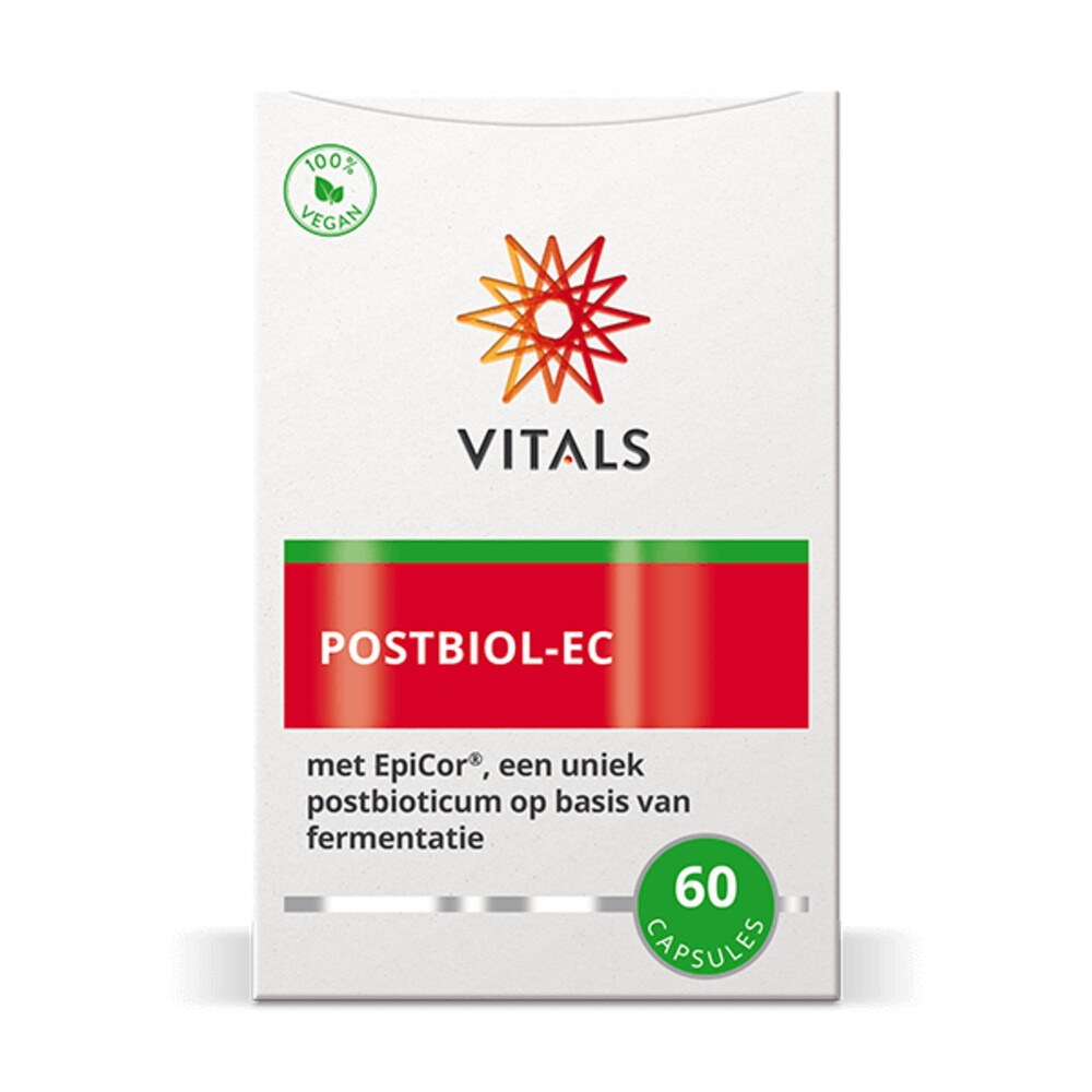 Gratis Verzending: 2x Vitals Postbiol EC 60 capsules