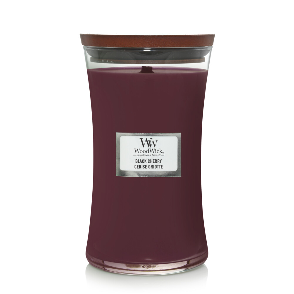 WoodWick Geurkaars Large Black Cherry 611 gr