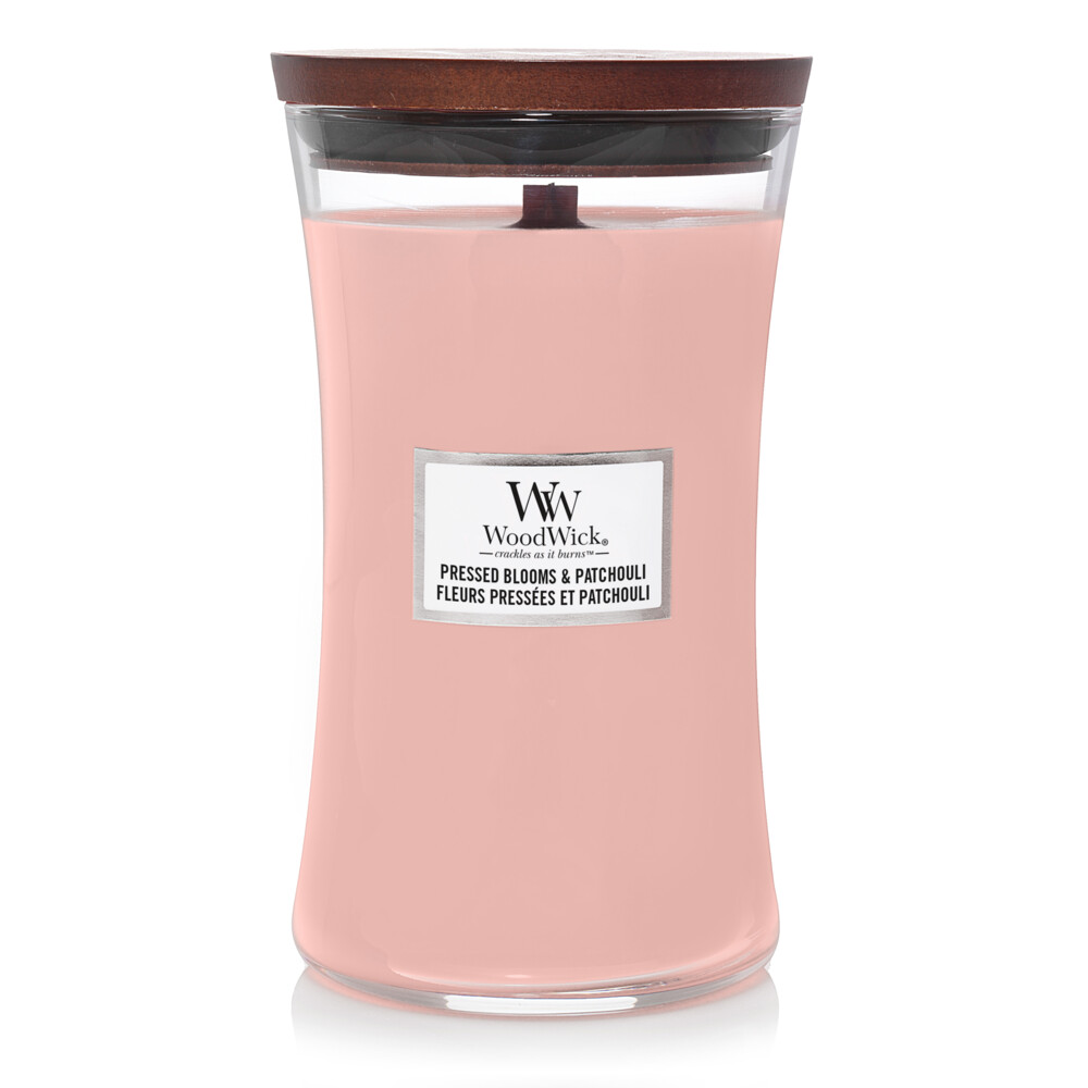 WoodWick Geurkaars Large Pressed Blooms&Patchouli 611 gr