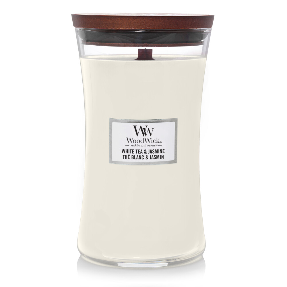 WoodWick Geurkaars Large White Tea&Jasmine 611 gr