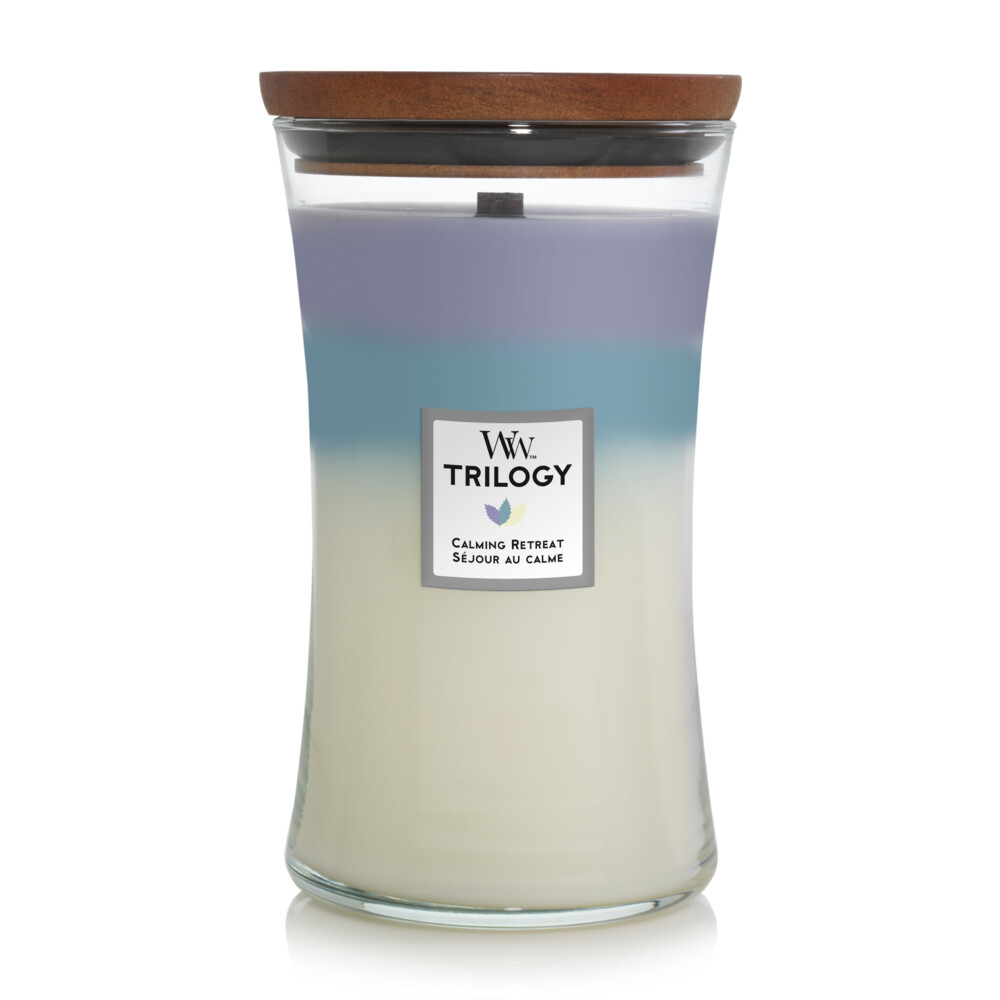 WoodWick Geurkaars Large Trilogy Calming Retreat 611 gr