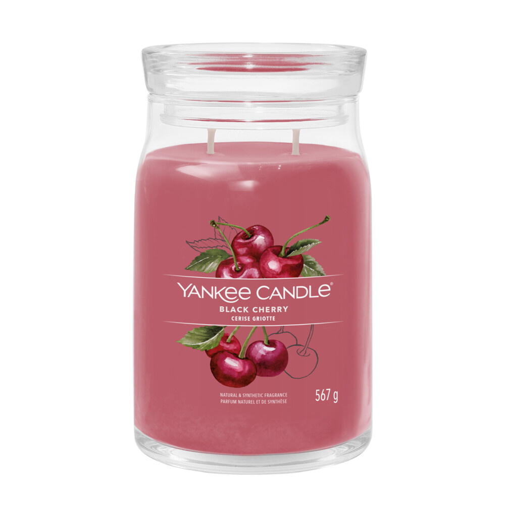 Yankee Candle Geurkaars Large Jar Black Cherry Signature 567 gr