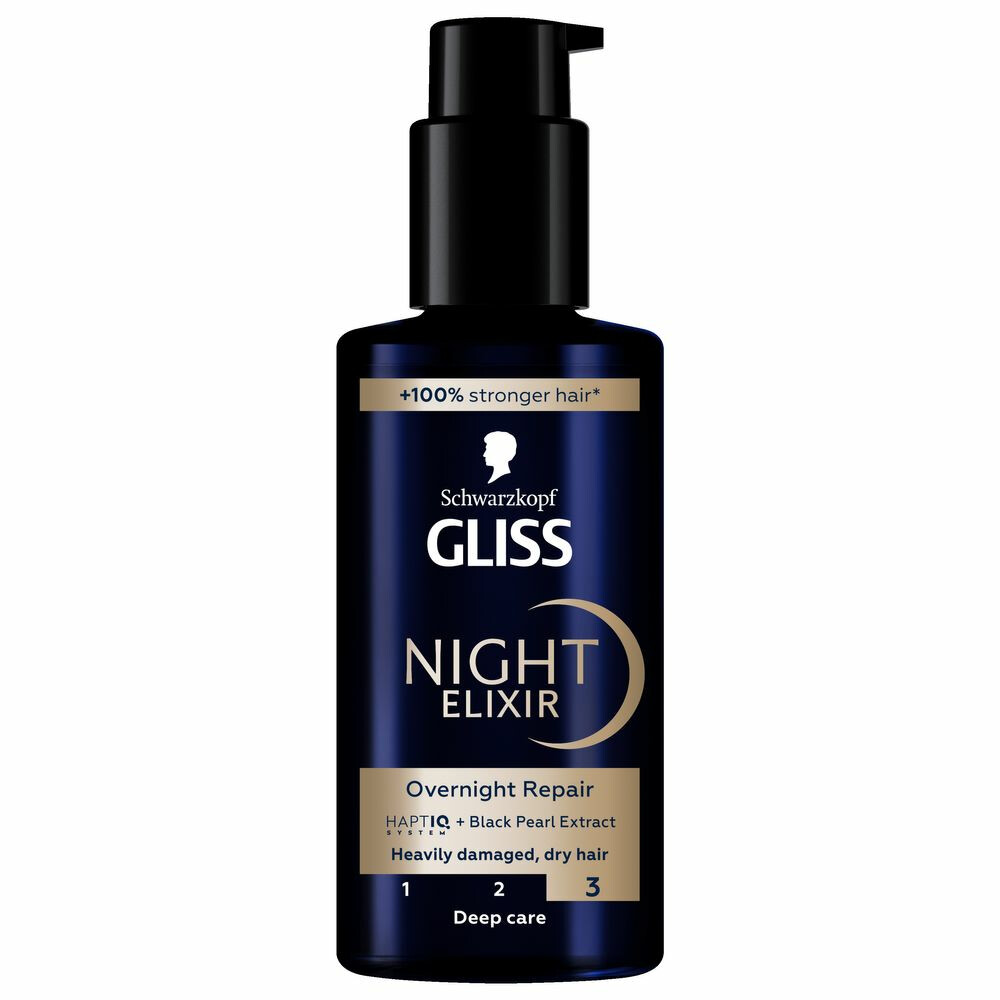 6x Gliss Night Elixer Overnight Repair 100 ml