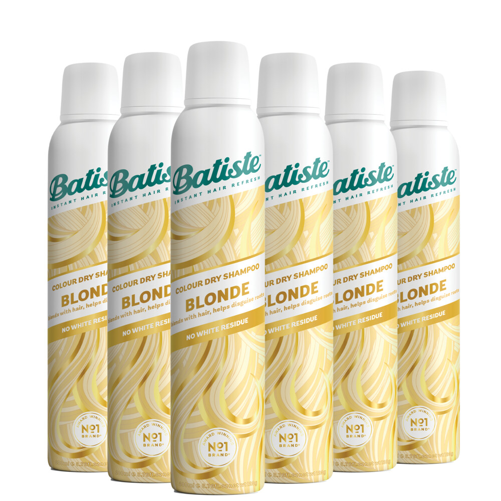 Batiste Droogshampoo Licht En Blond Voordeelverpakking 6x200ml