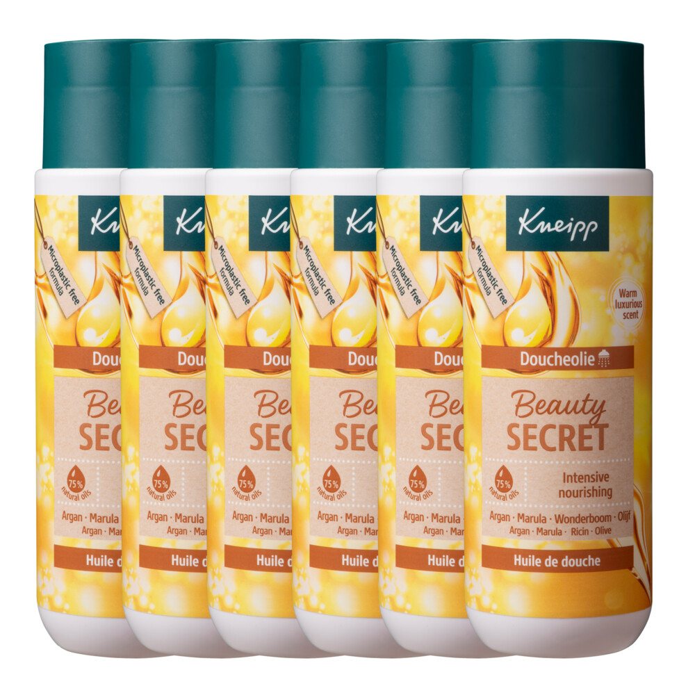 6x Kneipp Doucheolie Beauty Secret 200 ml