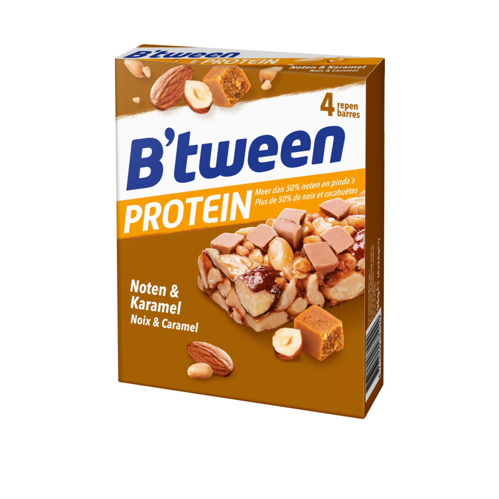 Hero B'tween Protein Noten&Karamel 4x24 gr