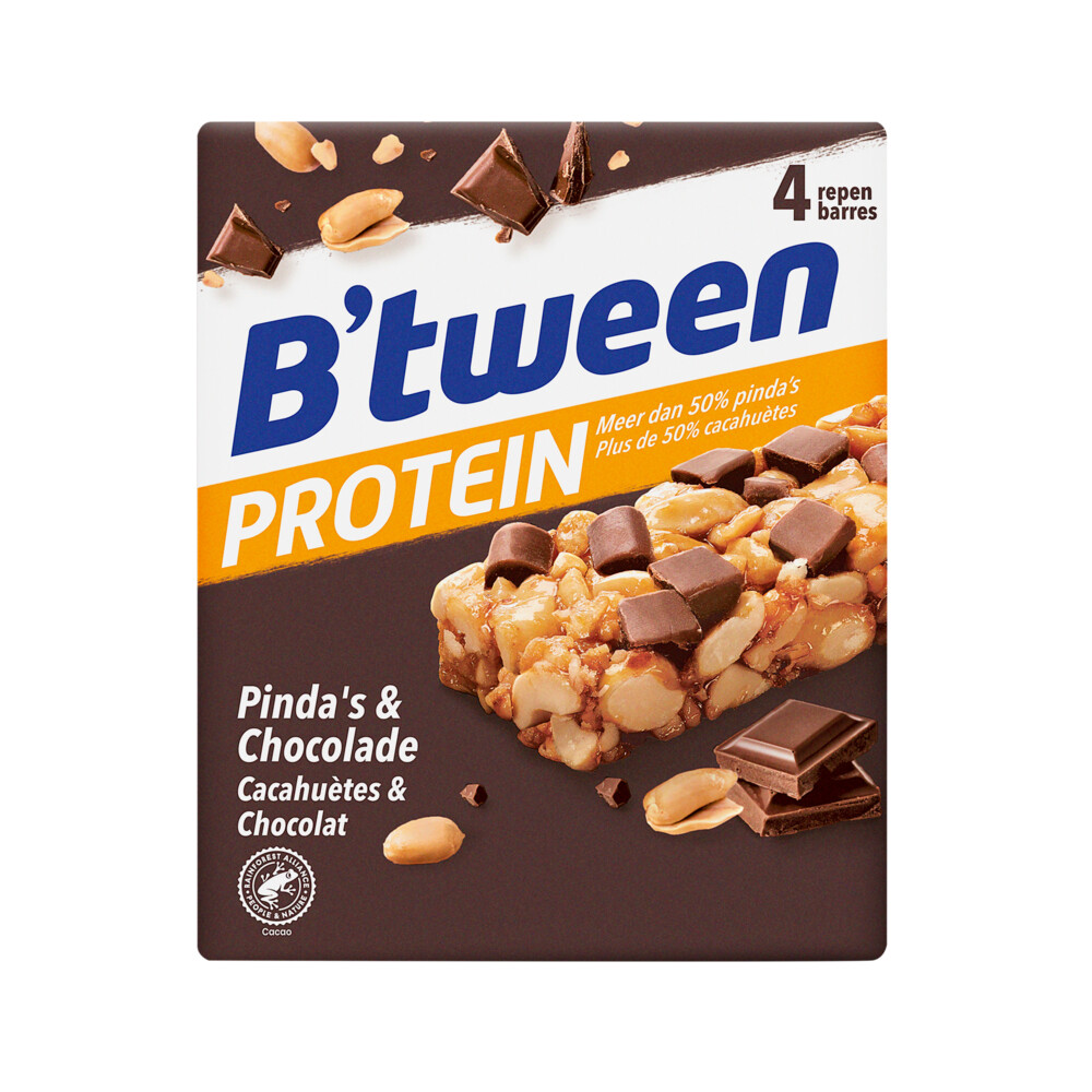 Hero B'tween Protein Pinda&Chocolade 4x24gr