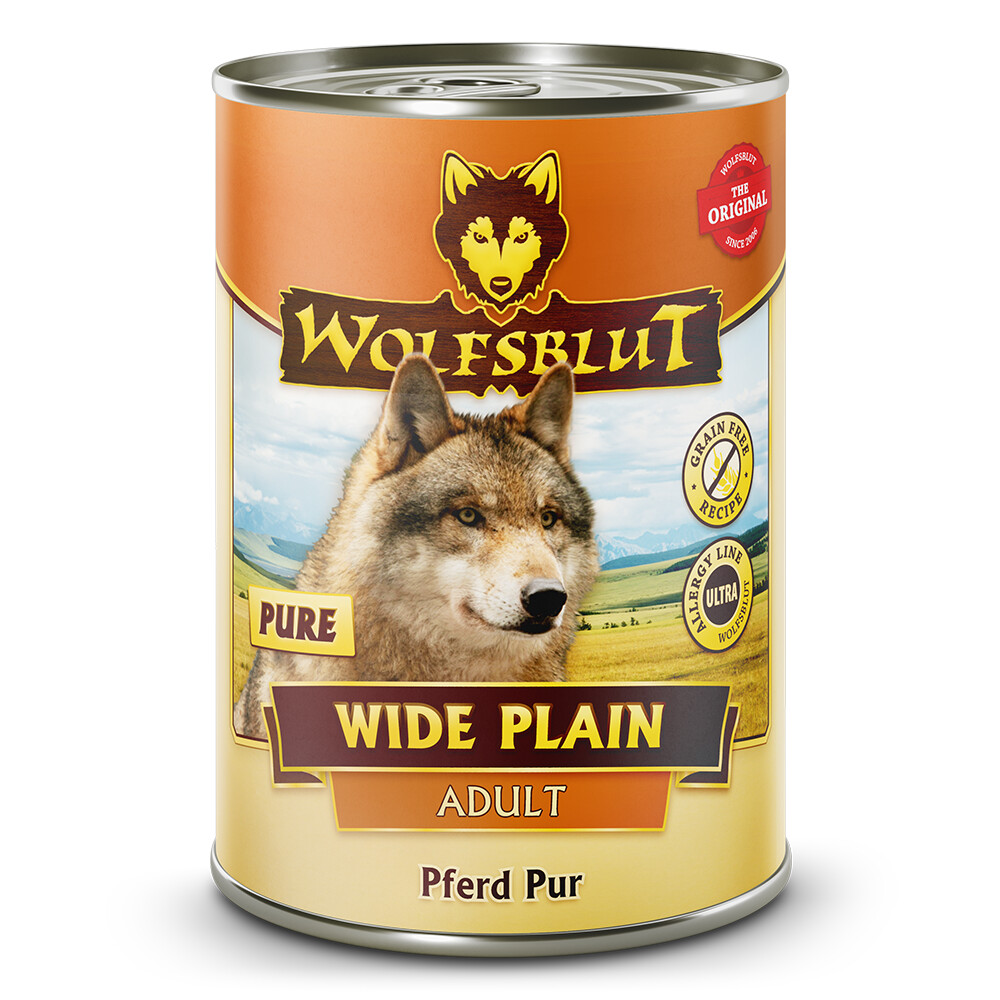 6x Wolfsblut Adult Wide Plain Pure Hondenvoer 395 gr