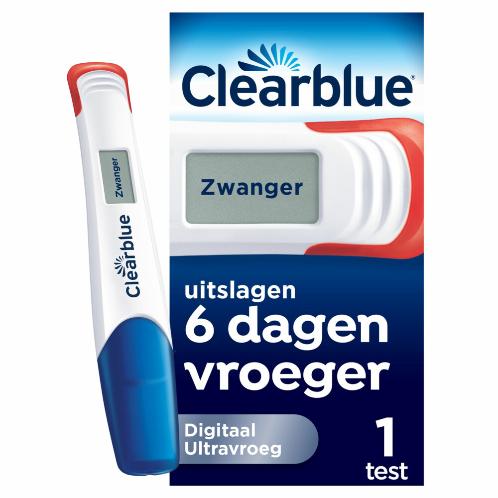 Clearblue 6x  Zwangerschapstest Ultravroeg Digitaal