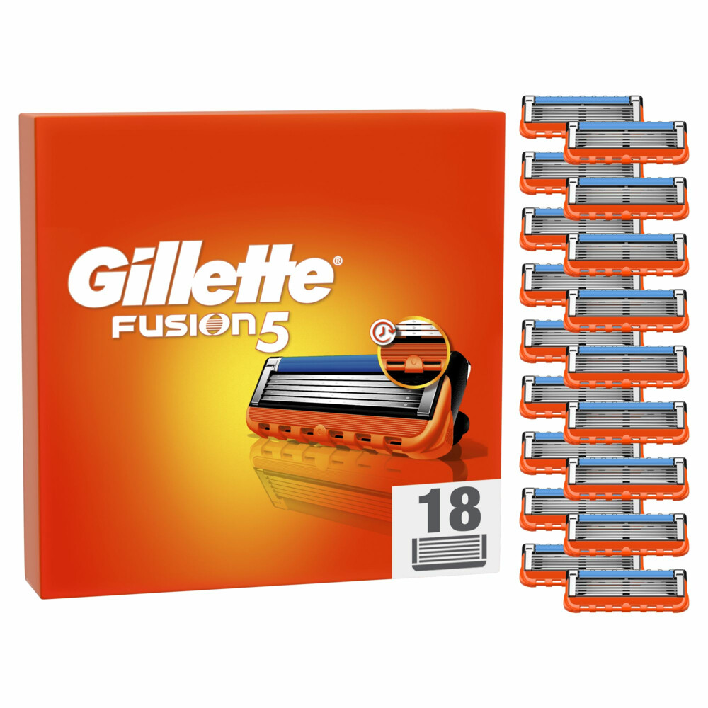 6x Gillette Scheermesjes Fusion 5 18 stuks