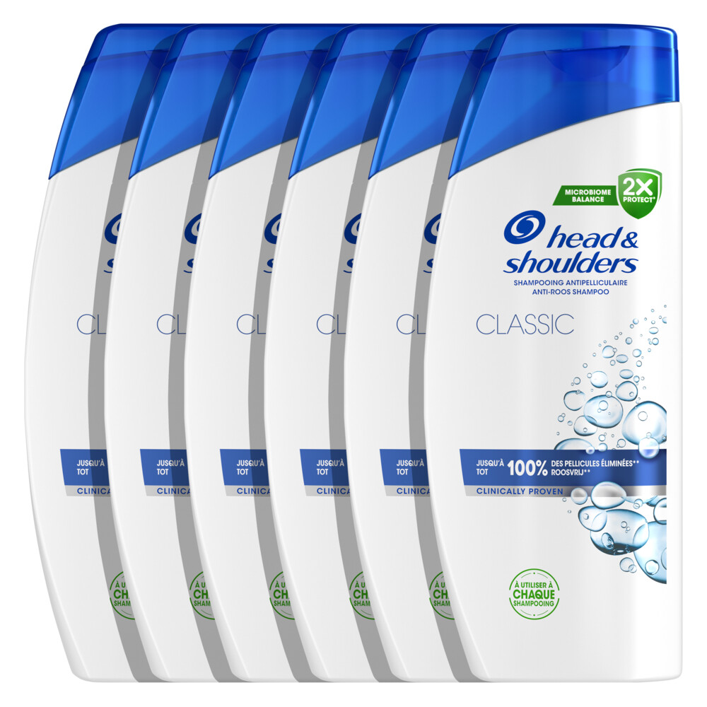 6x Head&Shoulders Shampoo Classic 400 ml