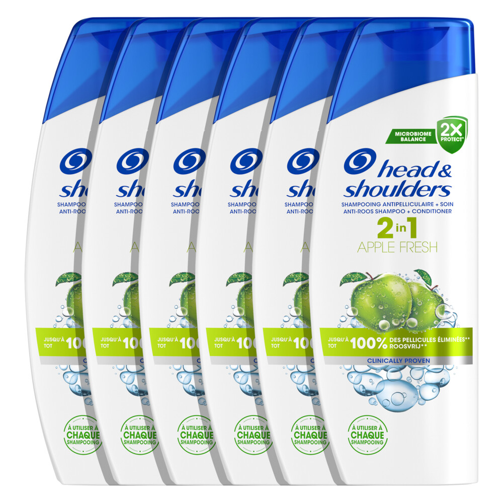 6x Head&Shoulders 2in1 Apple Fresh 300 ml