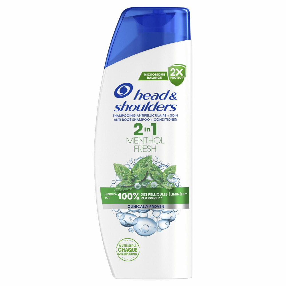 6x Head&Shoulders 2in1 Menthol Fresh 300 ml