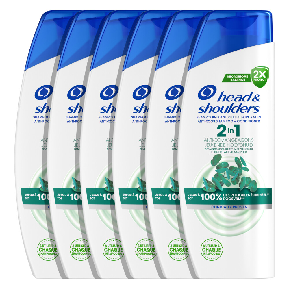 6x Head&Shoulders 2in1 Jeukende Hoofdhuid 300 ml