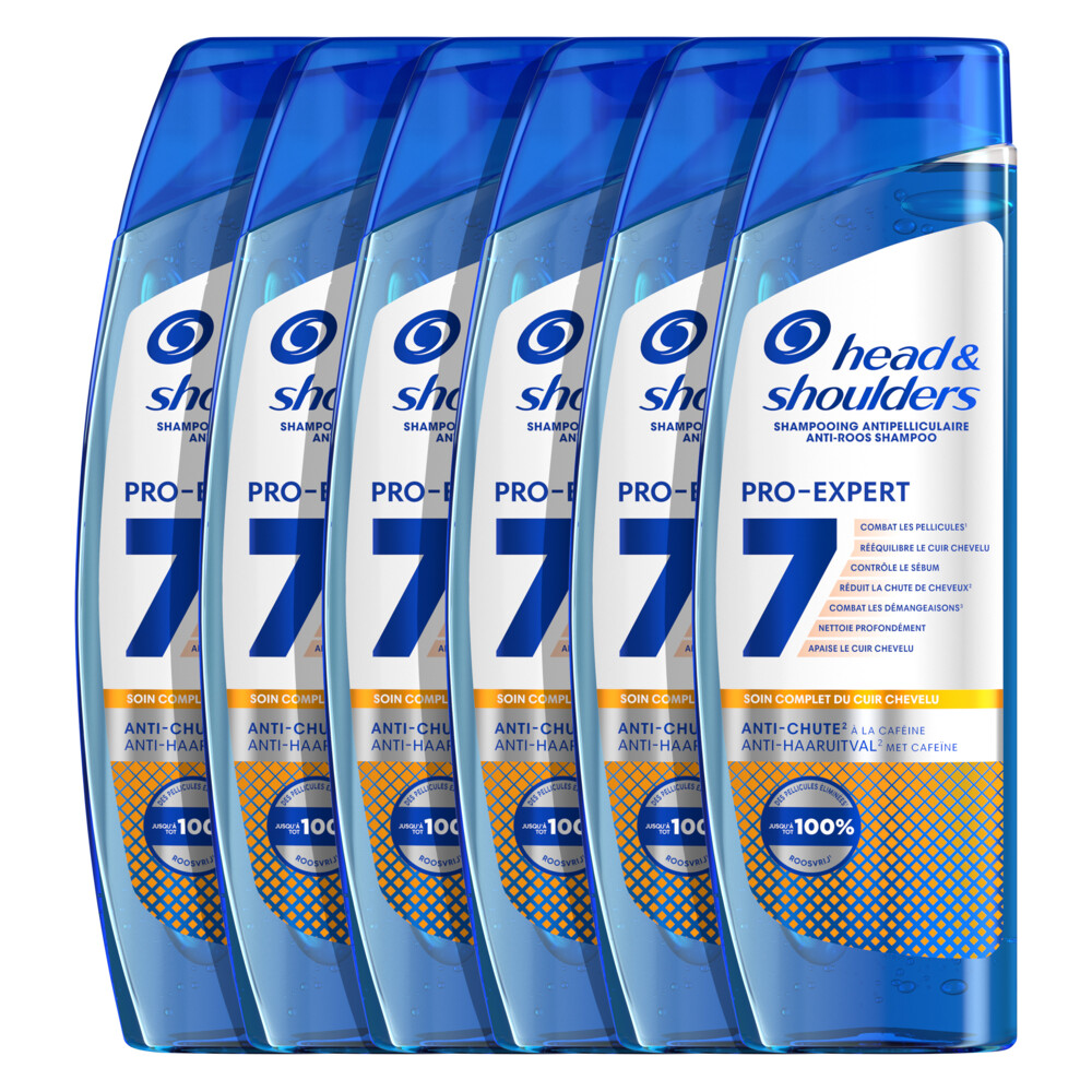 6x Head&Shoulders Shampoo Pro-Expert 7 Anti-Haaruitval 250 ml