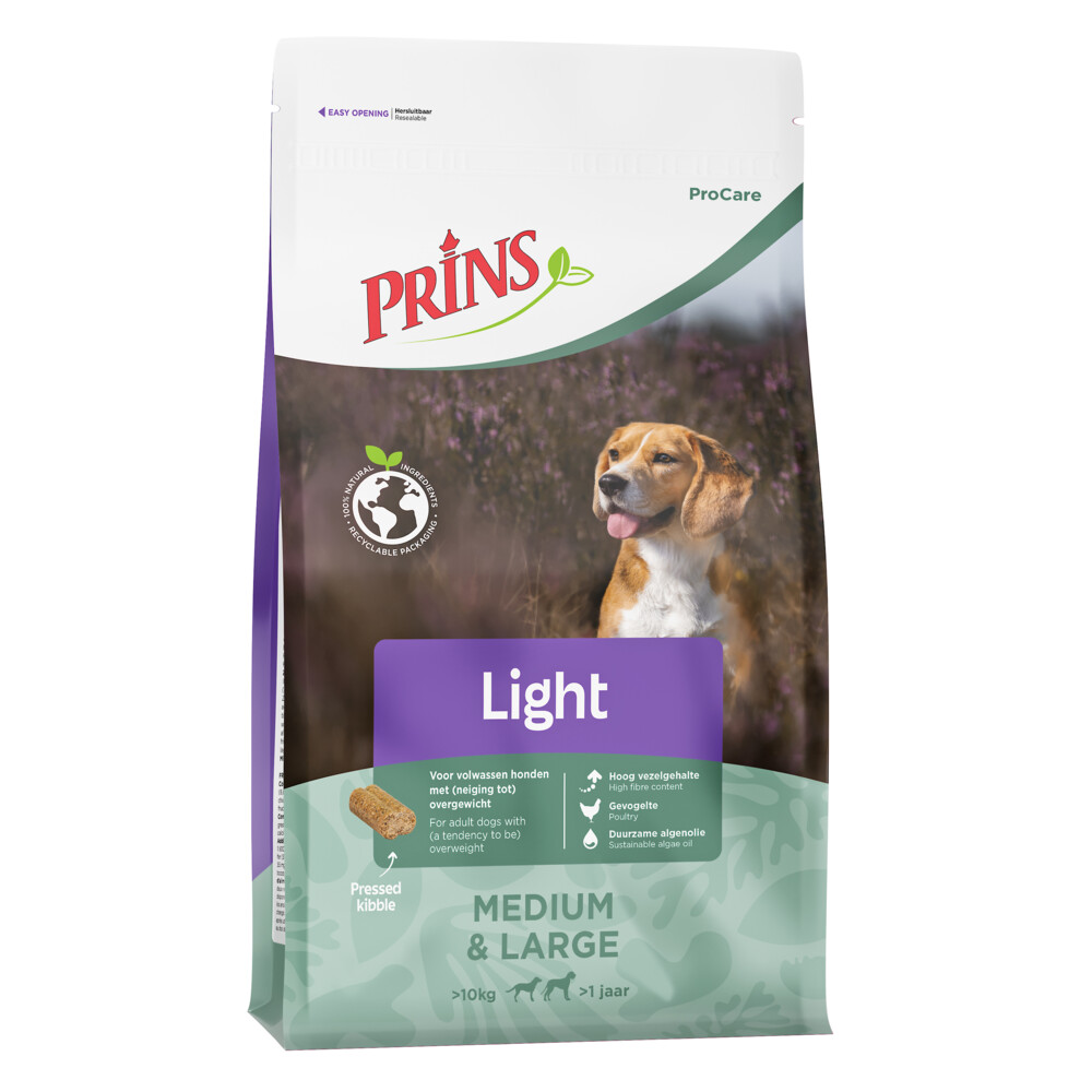 Prins ProCare Light Low Calorie Hondenvoer 12 kg