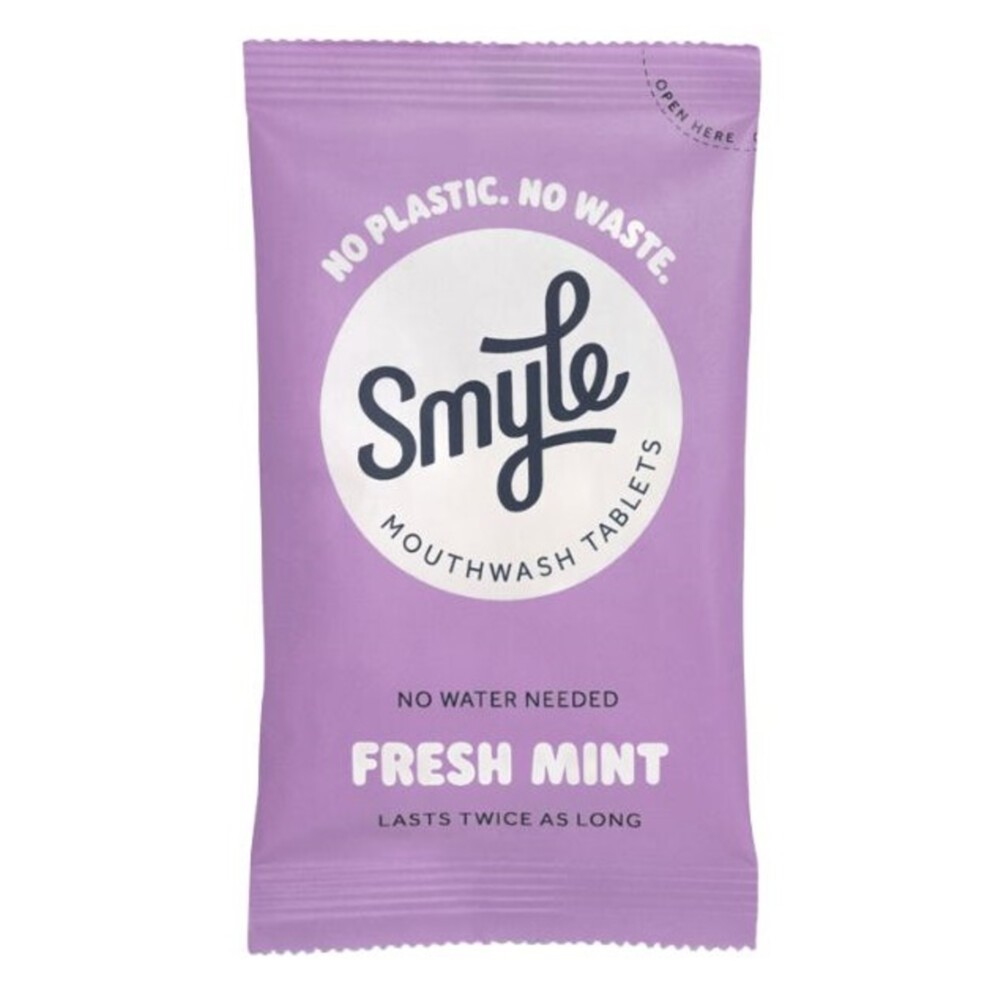 Smyle Mondwater Tabs Navulling Freshmint 50 stuks