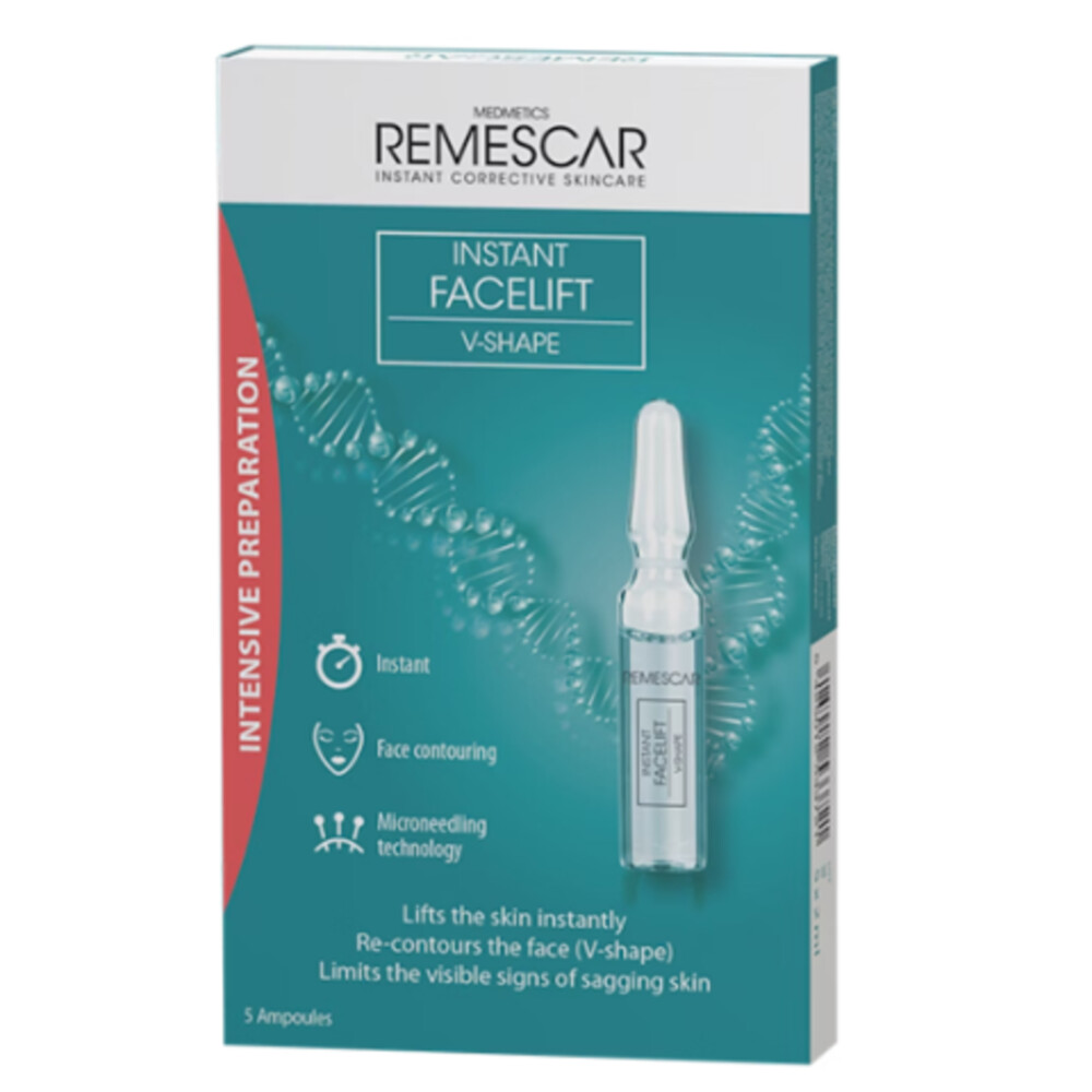 Remescar Instant Facelift V-Shape Ampul 5 x 2 ml