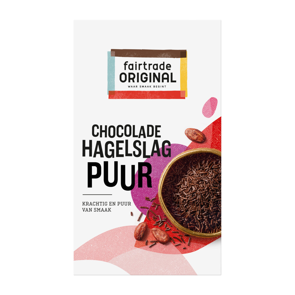 6x Fairtrade Original Hagelslag Puur 380 gr