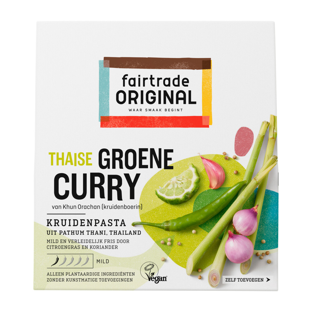 Fairtrade Original Kruidenpasta Groene Curry 70 gr