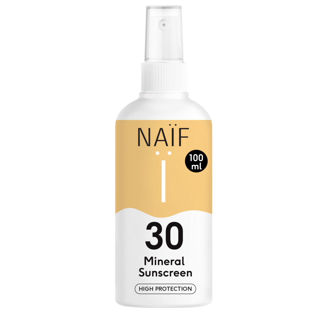 2x Naif Minerale Zonnebrand Spray SPF 30 100 ml