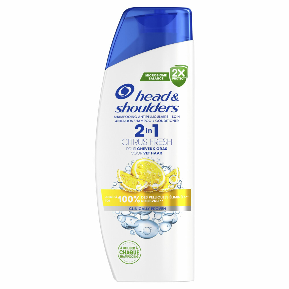 6x Head&Shoulders 2in1 Citrus Fresh 300 ml