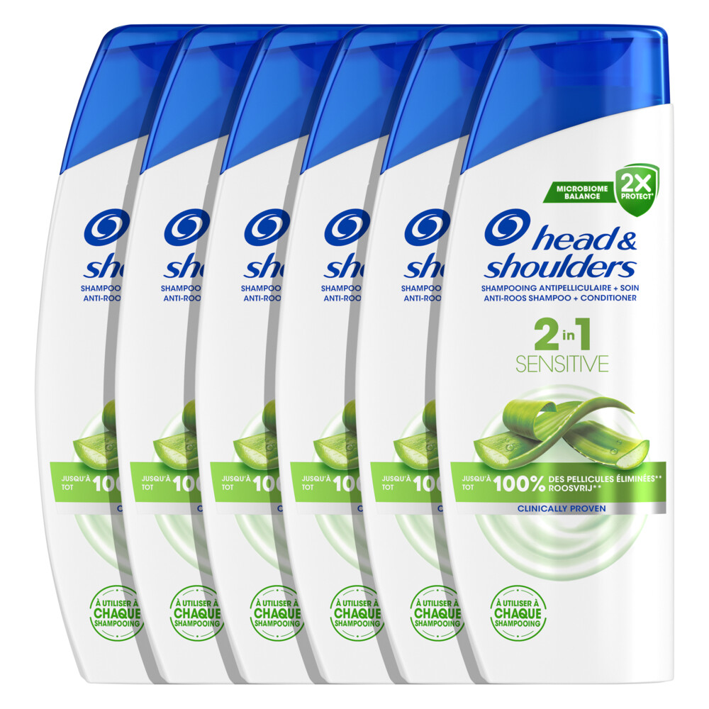 6x Head&Shoulders 2in1 Sensitive 300 ml