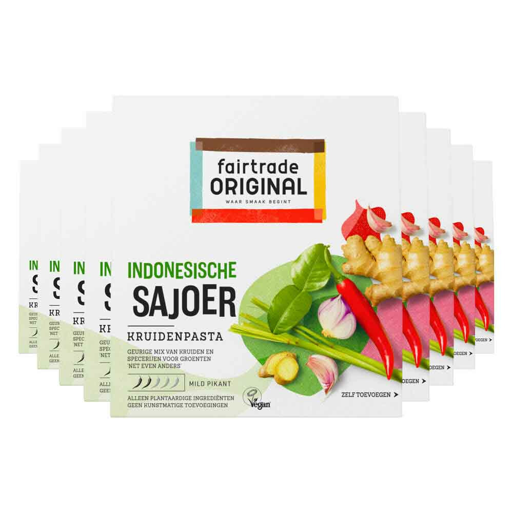 9x Fairtrade Original Boemboe Sajoer 75 gr