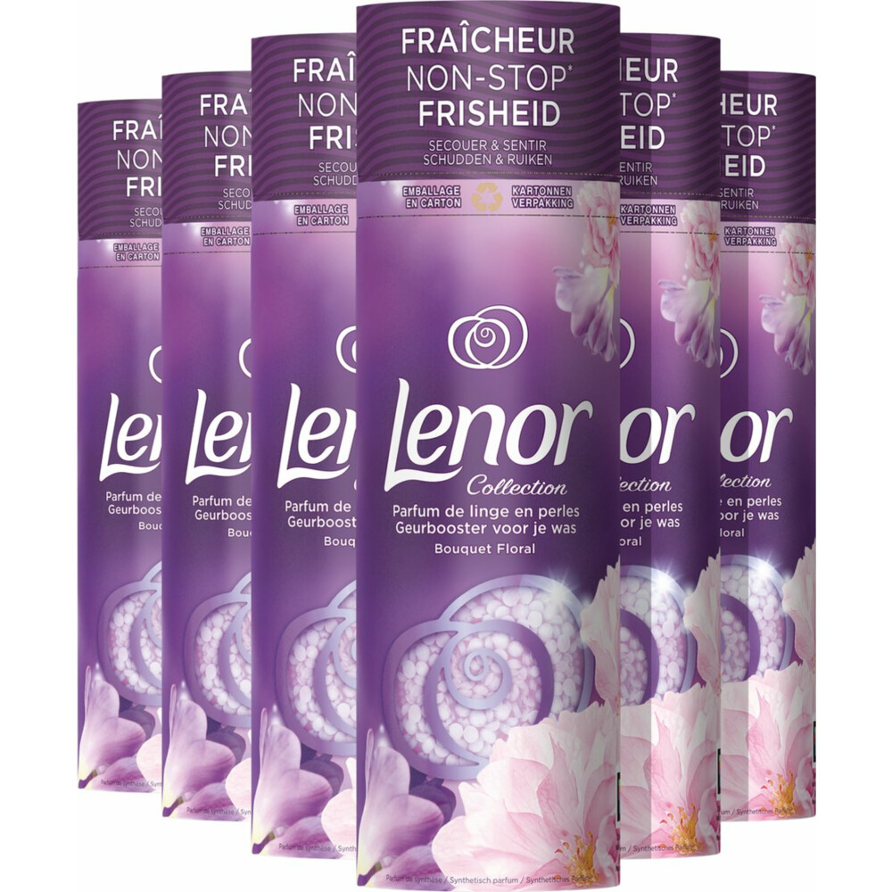 6x Lenor In-Wash Geurbooster Bloemen Boeket 19 wasbeurten 235 gr