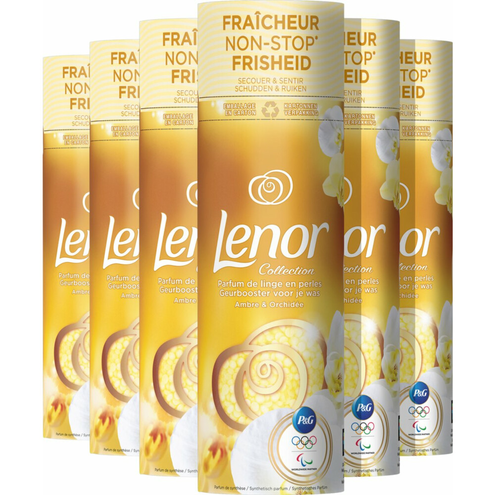 6x Lenor In-Wash Geurbooster Gouden Orchidee 235 gr