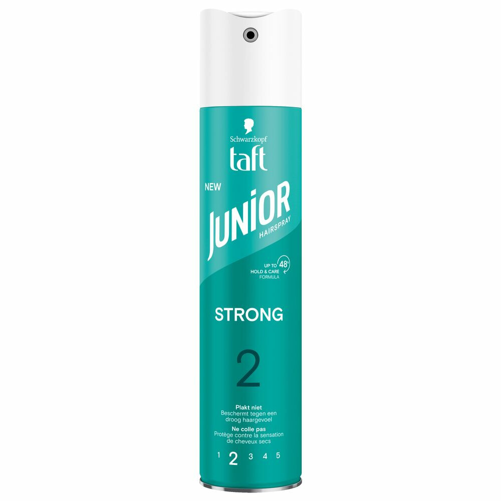 6x Taft Junior Haarspray Strong 250 ml