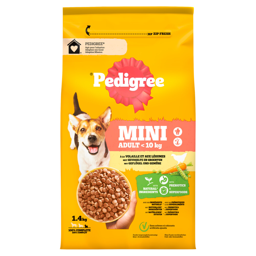 Pedigree Droog Adult Mini Kip 1,4 kg