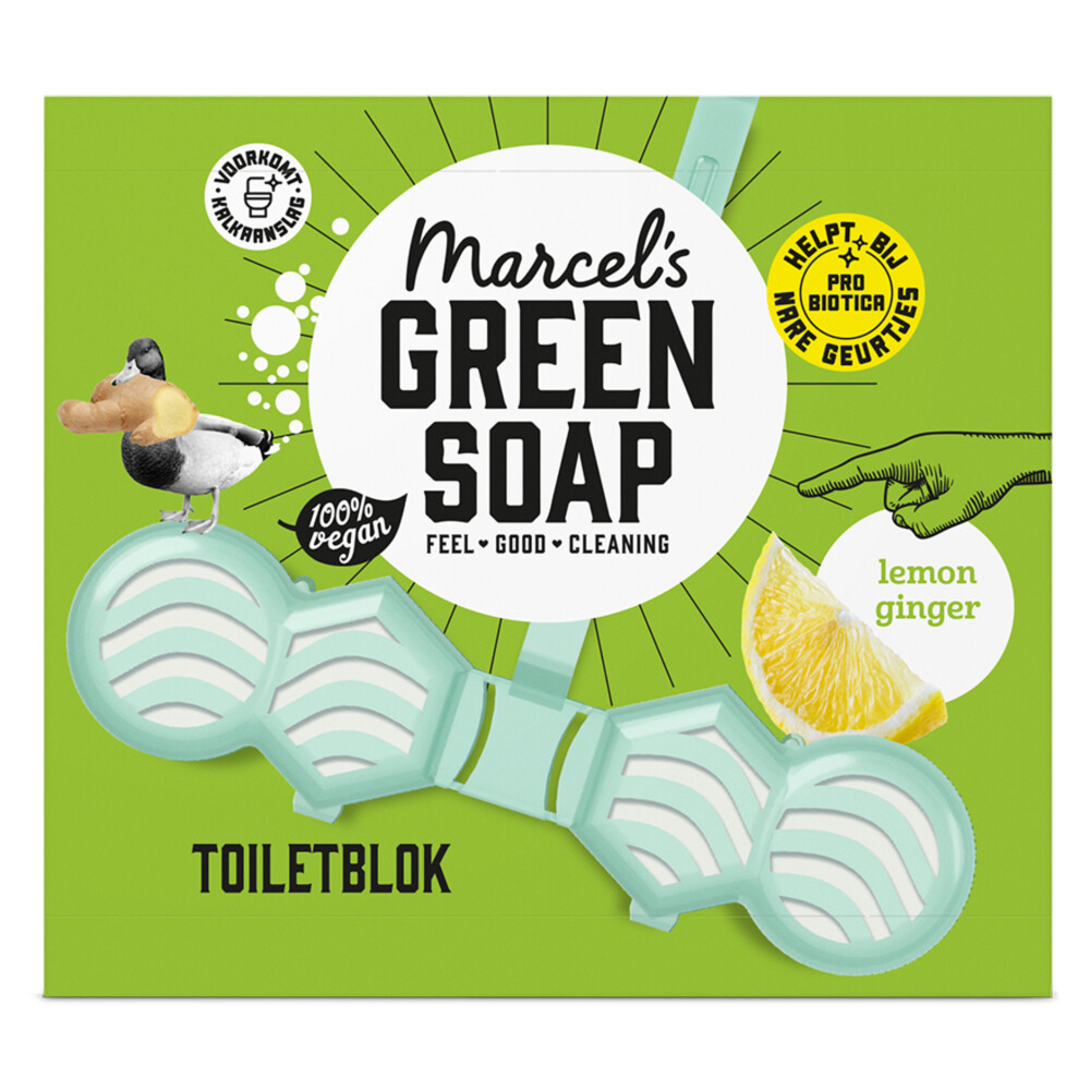 Marcel's Green Soap Toiletblok Citroen&Gember