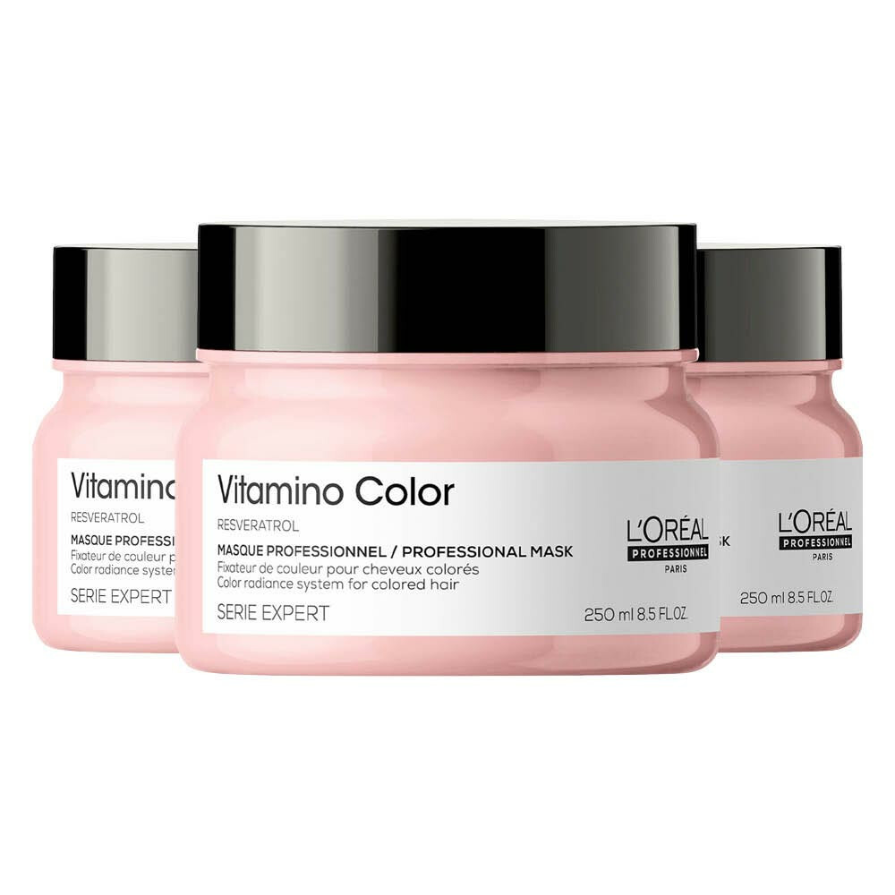 3x L'Oréal Professionnel Vitamino Color Haarmasker 250 ml
